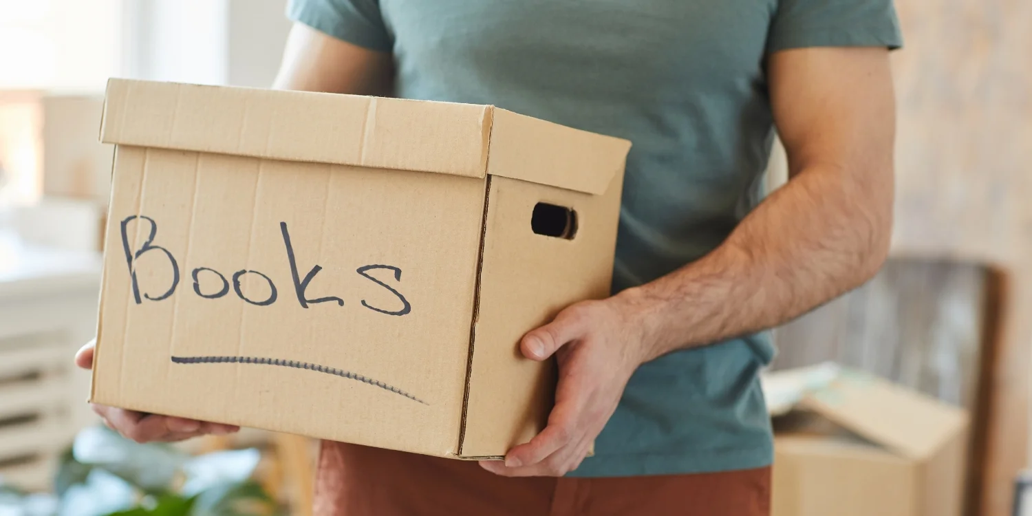 How to pack books for moving