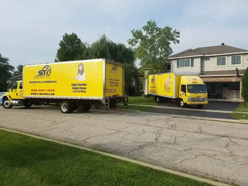 STI Movers Moving Trucks